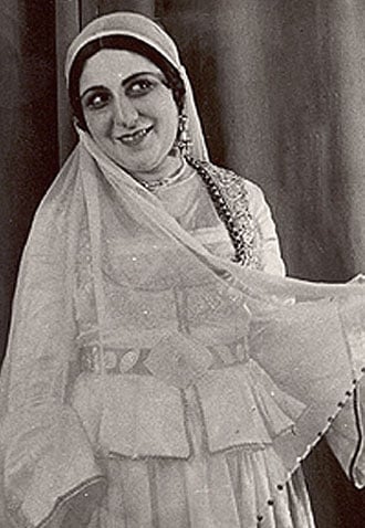 Gülçöhrə - S.Mustafayeva. Azərbaycan Dövlət Musiqili Teatrı. 1938-ci il.