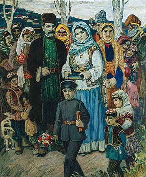 Xeyir dua. Xurşud Banu Natəvan və Ü.Hacıbeylinin atası 