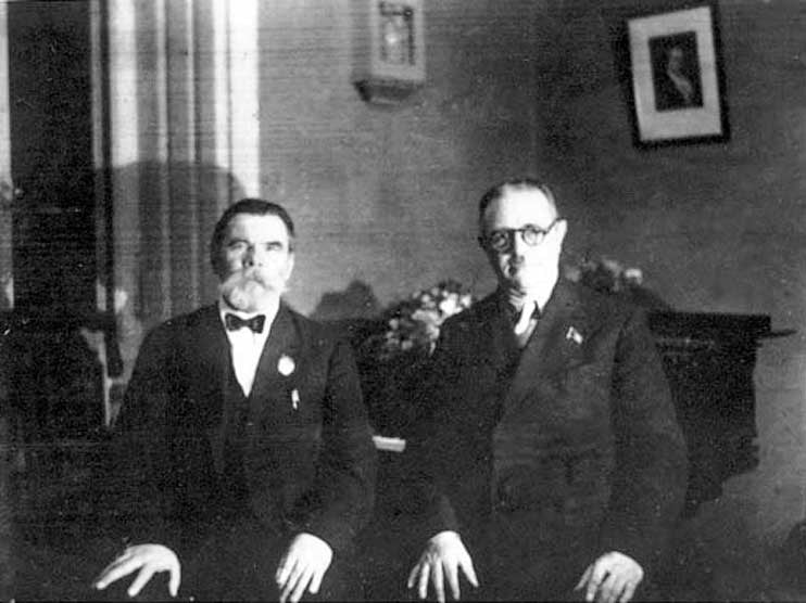 Üzeyir Hacıbəyli və Məmməd Hənəfi Terequlov