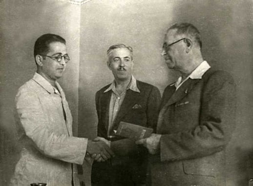 S.Hacıbəyov, Ramazan Xəlilov və Ü.Hacıbəyli